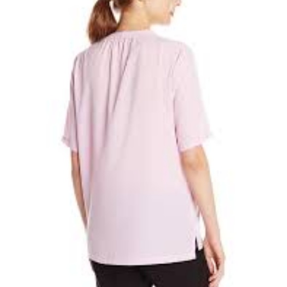 NYDJ Women's Double Georgette Pop Over Blouse - Picture 4 of 5